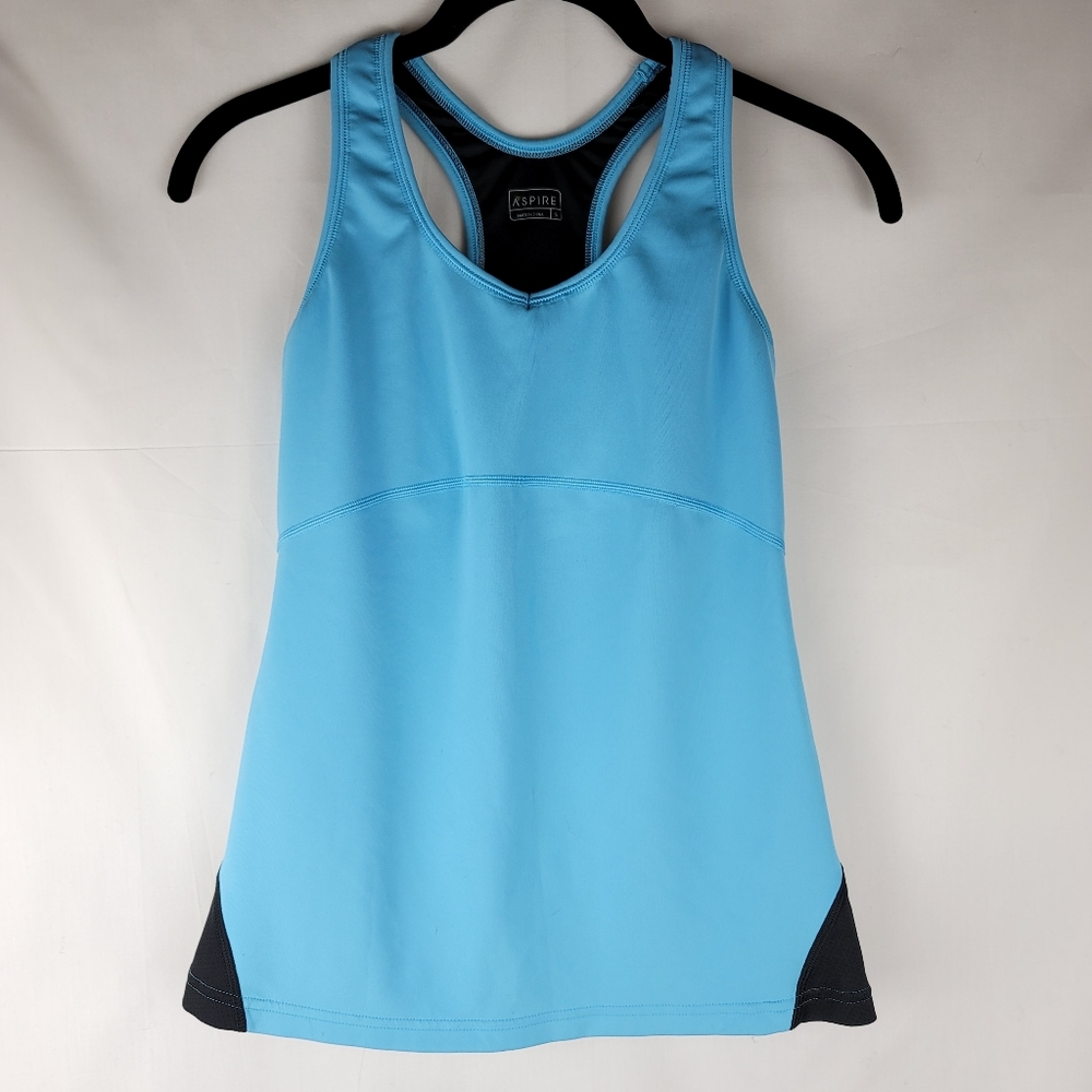 Aspire Women's Racerback Athletic Tank Shelf Bra
